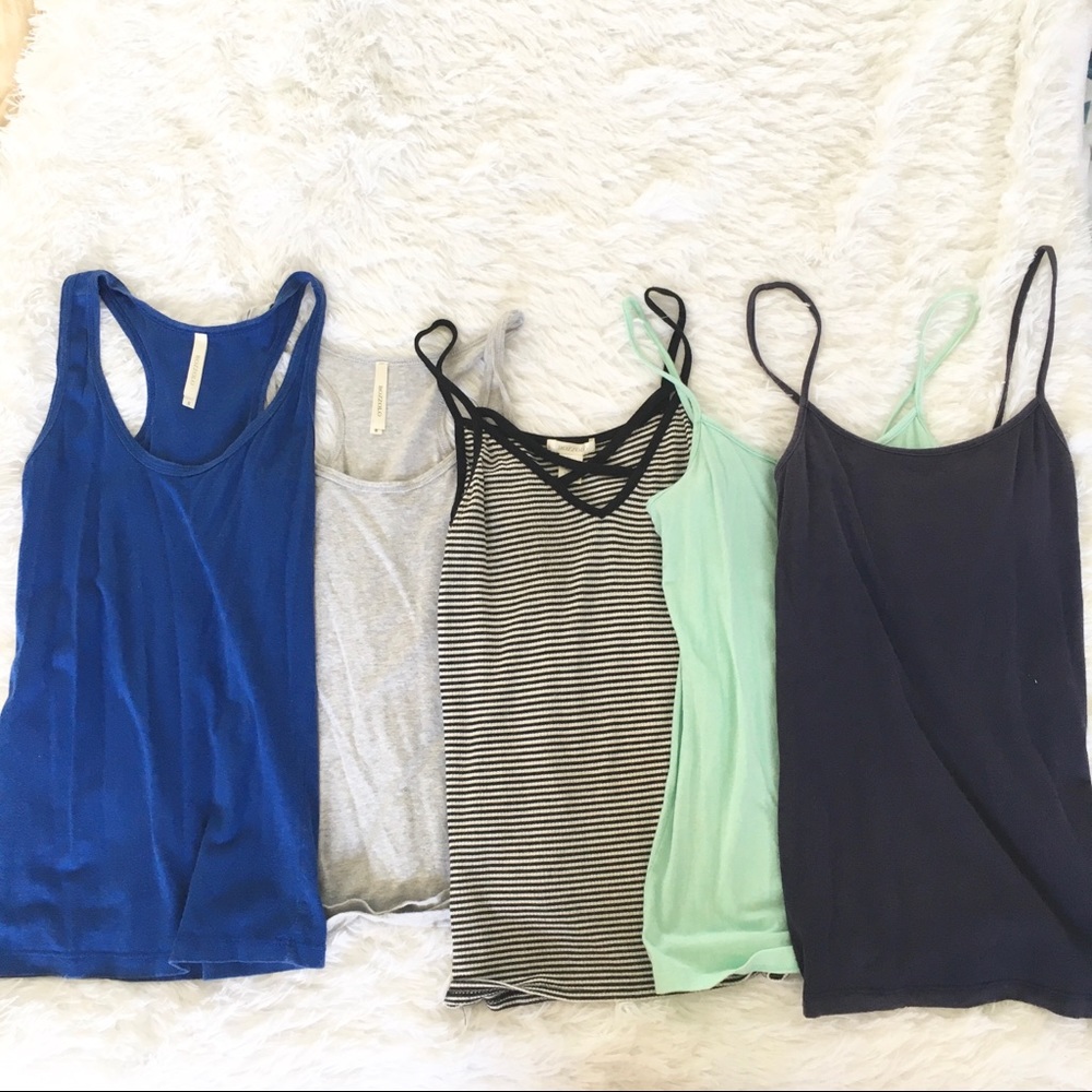Five Tank Top Bundle Size Small
